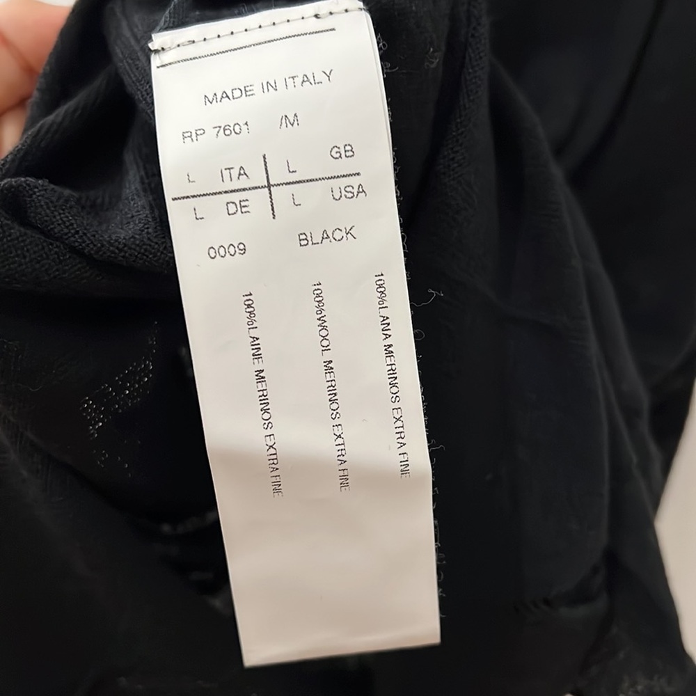 Rick Owens Wool Tank Sz L - Picture 9 of 14